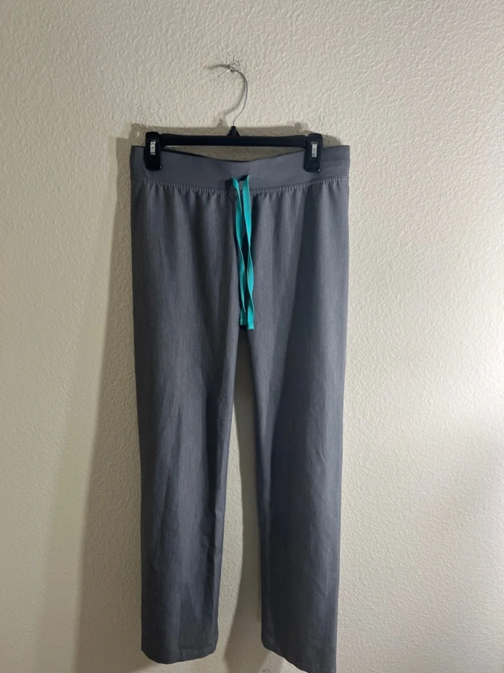 Figs Womens LivingstonBasic Scrub Pants Drawstring Graphite Gray Size XL